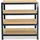 shelfplaza Schwerlastregal Metall 100x30x40 cm Anthrazit 4 Böden 175 kg Traglast pro Boden