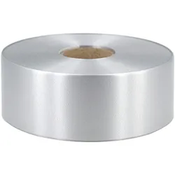 Star 100m Geschenkband Ringelband 50mm wasserfestes Kunststoff Dekoband Polyband zum Basteln Weihnachtssterne Autoschleifen 5cm Schleifenband Maibaum