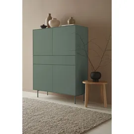 LeGer Home by Lena Gercke Highboard »Essentials«, Höhe: 144cm, MDF lackiert, Push-to-open-Funktion