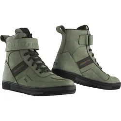 Bogotto Denton perforierte wasserdichte Motorrad Schuhe, grün, Größe 37 für Frauen