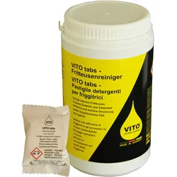 VITO Tabs Fritteusenreiniger, 1 Dose, Inhalt: 15 Tabs