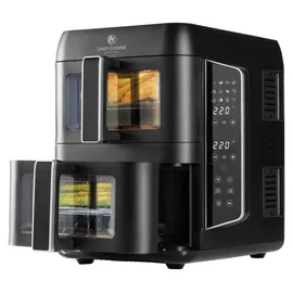chef cuisine international Air Fryer Dual Zone schwarz