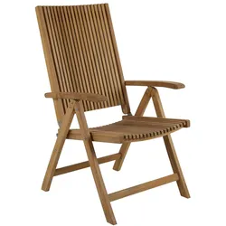 Brafab Julita Positionsstuhl Teak natur klappbar - Natur