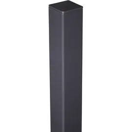GROJA Alupfosten Anthrazit 6x6x190 cm zum Aufdübeln