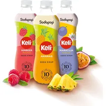 Sodapop KELI Sirup 3er Set (je 1 Flasche)