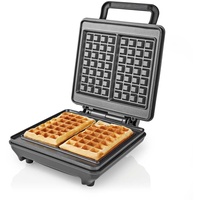 Nedis KAWP210FBK Waffeleisen