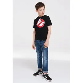 LOGOSHIRT T-Shirt "Ghostbusters", Mädchen, Gr. 92, schwarz, 100% Baumwolle, bedruckt, normal, Rundhals, Shirts T-Shirt, mit lizenziertem Design