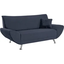 Home Affaire 2-Sitzer Saltare Kunstleder 174 x 78 x 82 cm Blau