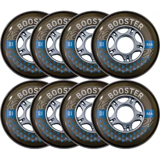 K2 Booster 80 MM 82A 8-Wheel Pack W ILQ 7 - Black – 30F3009