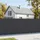 vidaXL Balkon-Sichtschutz 150 x 700 cm Schwarz Polyurethan