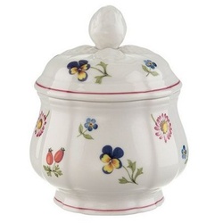 Villeroy & Boch Zuckerdose Petite Fleur Zuckerdose, Porzellan, (1-tlg) weiß