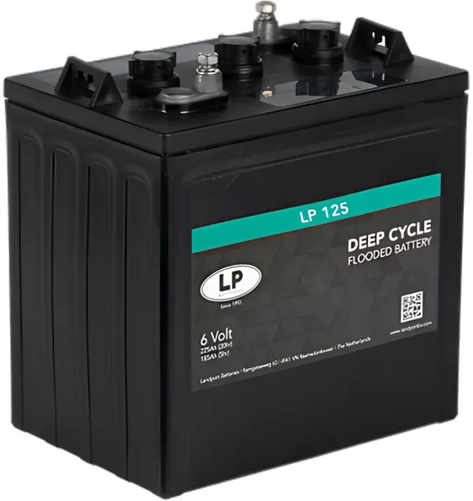 8x Landport LP 125 6V 240Ah Deep Cycle Traktionsbatterie (48V)