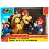 Jakks Pacific Super Mario 4 Inch Mario vs. Bowser Figure Set