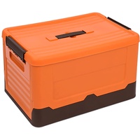 RINGGLO Kofferraum Organizer, Multifunktion Auto Kofferraumtasche Tragbare Autotasche Auto Kofferraum Box 35L,Orange