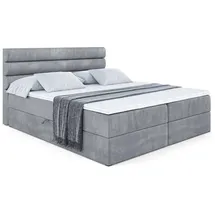 altdecor Boxbett, Grau Samt