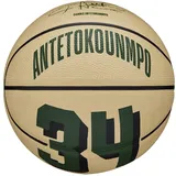Wilson Basketball, NBA Player Icon Mini, Giannis Antetokounmpo, Milwaukee Bucks, Outdoor und Indoor