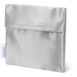 DGAZ Seide Menstruationstasche, Mädchen Period Bag für Slipeinlagen/Menstruationstassen/Kleine Tampons, Tragbare Tamponhalter Tasche, Mini Make-up Tasche für Frauen (Gris Perle)