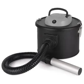 Perel Aschesauger Edelstahl 10L 800W Schwarz/Grau