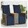 vidaXL Gartensofa Verstellbar 2-Sitzer Loungesofa grau