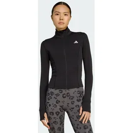 adidas Damen Workout Essentials Full-Zip, Jacke - Black,