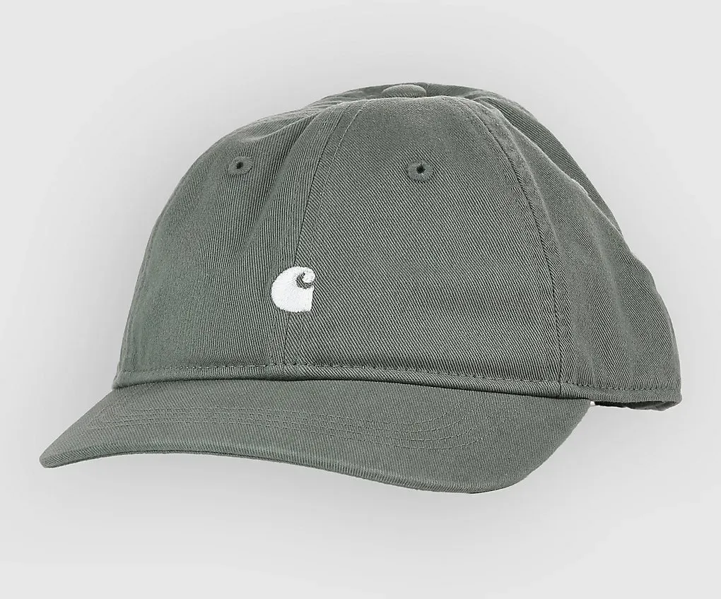Carhartt WIP Madison Logo Cap velvet green / white Gr. Uni
