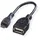 Value USB 2.0 Kabel, USB 2.0 Typ Micro B - Typ A BU, OTG, 0,15 m