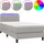 vidaXL Boxspringbett 100 x 200 cm Hellgrau