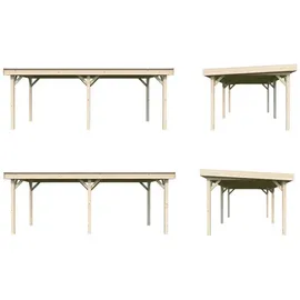 Palmako Pavillon Lenna 6,28 x 3,40 m weiß lackiert