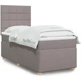 vidaXL Boxspringbett 180 x 200 cm Taupe