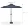 Relaxdays Ø 300 cm Anthrazit