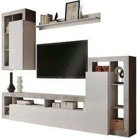 Home Affaire Mehrzweckschrank Hamburg 69 x 126 x 42 cm Weiß
