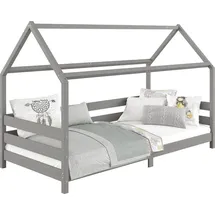 Idimex Hausbett FINA 90 x 200 cm Kiefer grau