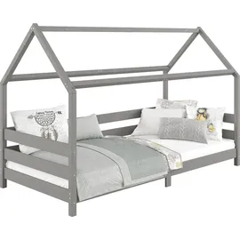 Idimex Hausbett FINA 90 x 200 cm Kiefer grau