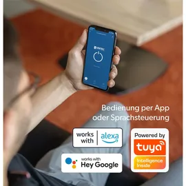 Unitec WIFI Dimmer-Einbaumodul steuerbar per Tuya-App
