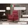 Egoitaliano Relaxsessel Kelly Leder 83 x 105 x 92 cm Gelb drehbar mit manueller Relaxfunktion