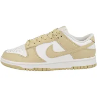 Nike Dunk Low Retro Sneaker, White Team Gold 41