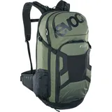 Evoc FR Tour E-Ride 30 E-Bike-Rucksack mit Rückenprotektor, Dunkeloliv/Schwarz