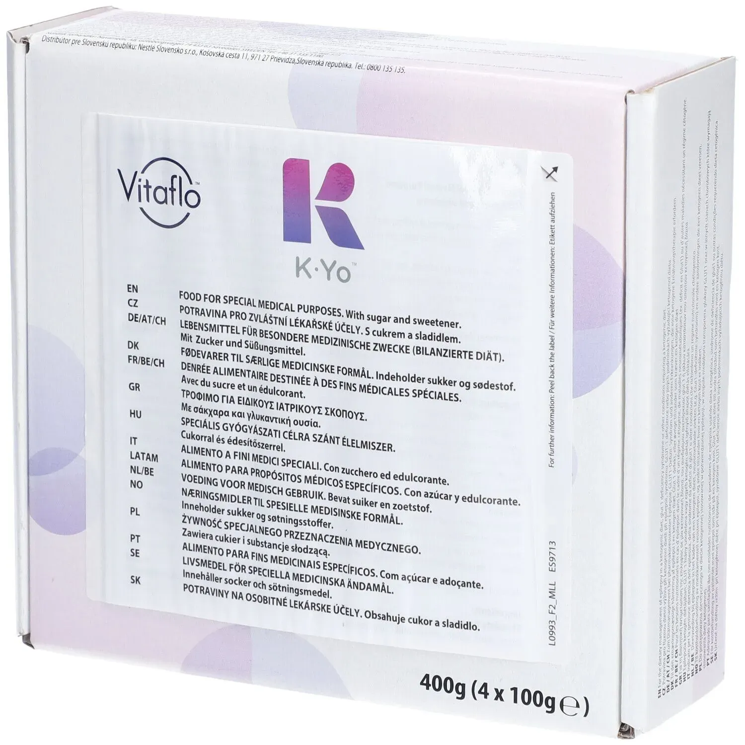 Vitaflo K.YoTM Vanille 400 g Poeder