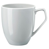 Rosenthal Becher TAC Sensual Gentle Grey Becher mit Henkel 0,36l, Porzellan, Tassen grau