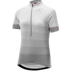 Löffler Fahrrad-Shirt Bike Jersey HZ Components (Half-Zip, leicht, schnelltrocknend) stonegrau Damen