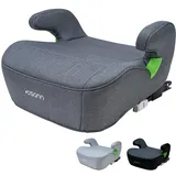 Osann Junior Isofix, Sitzerhöhung Auto Kinder, Kindersitzerhöhung mit Isofix, 126-150 cm (ca. 15-36 kg), Sitzschale i-Size - Elephant Grey