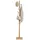 VASAGLE Garderobenständer Baumform Massivholz Beige