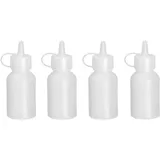 HENDI Mini-Spenderflaschen 4er-Set 0,05 L Transparent ⌀ 35 x (H) 100 mm