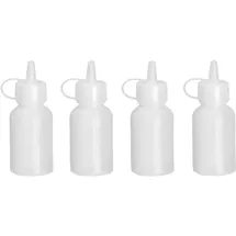 HENDI Mini-Spenderflaschen 4er-Set 0,05 L Transparent ⌀ 35 x (H) 100 mm