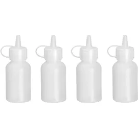 HENDI Mini-Spenderflaschen 4er-Set 0,05 L Transparent ⌀ 35 x (H) 100 mm