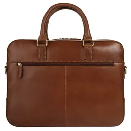 Bugatti Remo Aktentasche Leder 40 cm Laptopfach braun