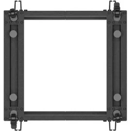 LANBERG Open Rack 19" 9U 600X600-1100 Adjustable Black