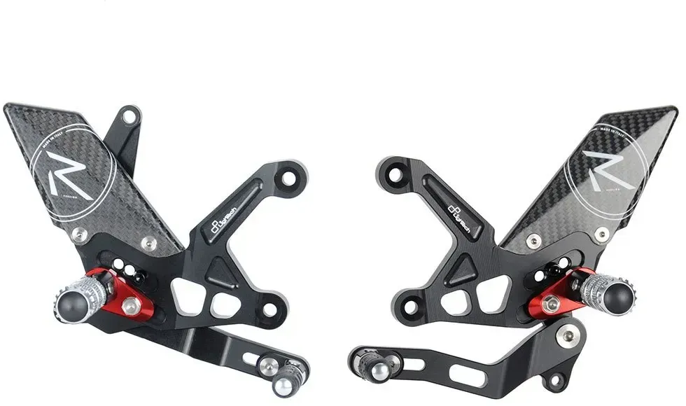 Lightech Ftrka010r Kawasaki Z 900 17-21 Verstellbare Fußrasten - Black - One Size