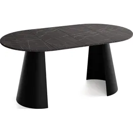 WFL GROUP Lamio Ø 120 cm schwarz