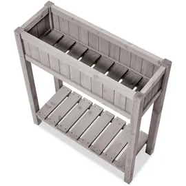 butenkist Hochbeet Dete 75 x 28 x 85 cm Warm Grey